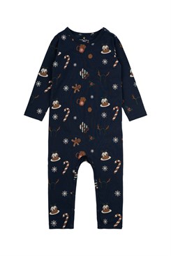 The New Holiday jumpsuit - Navy Blazer AOP